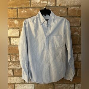 J. Crew “Mercantile” Men's Blue and White Striped Shirt